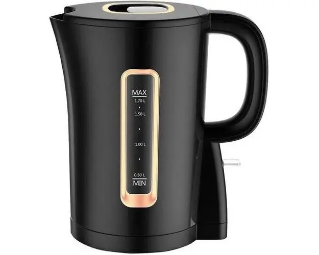 Fierbator Emerio WK-125130 1.7L 2200W (Negru/Auriu)