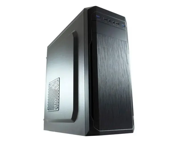 Carcasa ATX, LC Power, USB, Audio, Negru