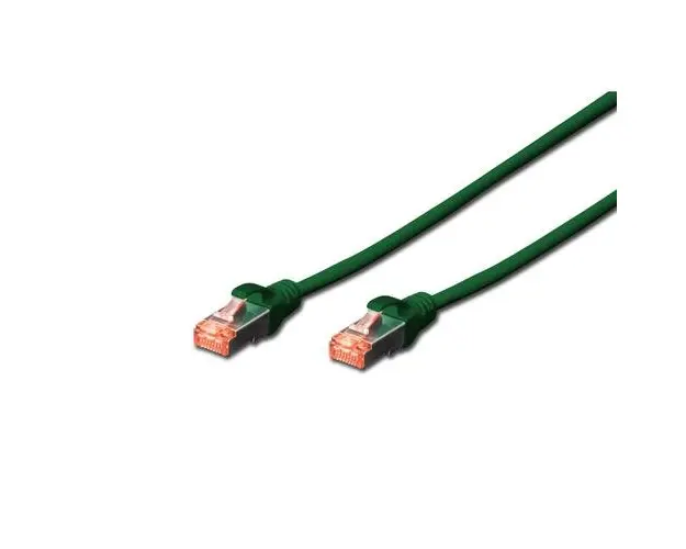 Cablu de corectie, Digitus, CAT6 S-FTP, Lungime 1m, Verde