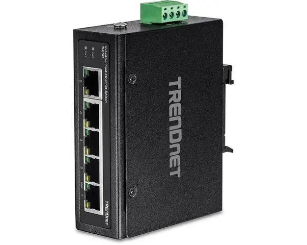 Switch Trendnet 5-Port Switch industrial TI-E50
