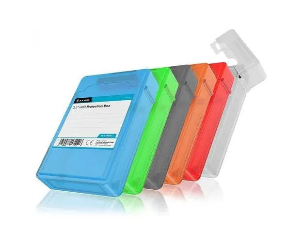 Set cutie de protectie pentru HDD, Raidsonic, Multicolor