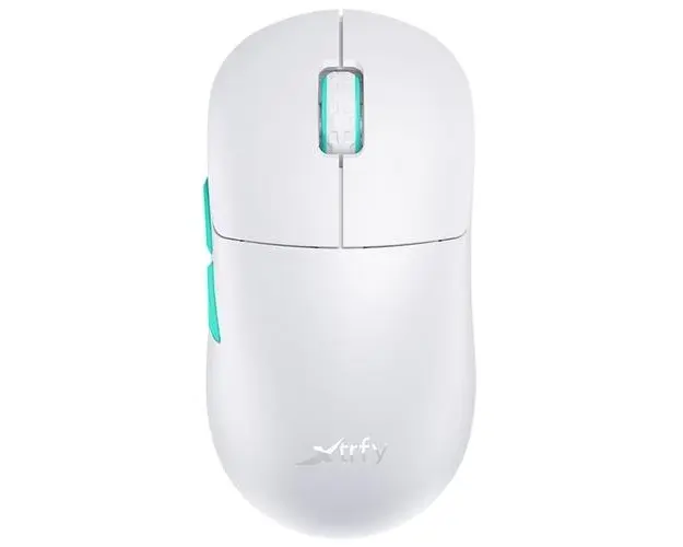 Mouse gaming wireless Xtrfy M8 White, Ultrausor 55g, Alb