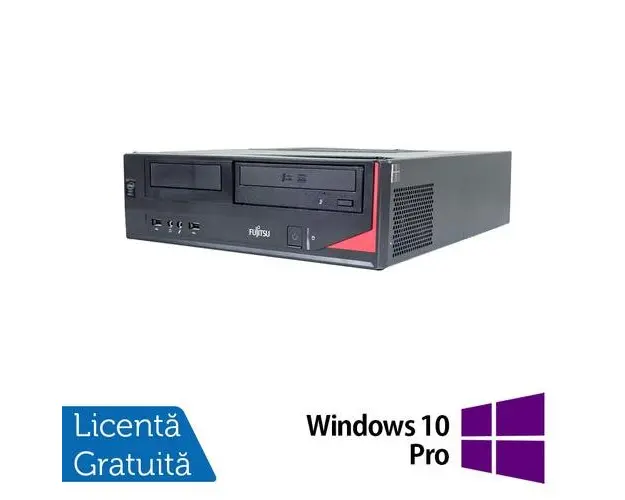 Calculator Sistem PC Refurbished Fujitsu Esprimo E420, Intel Core i3-4130 3.40GHz, 4GB DDR3, 500GB HDD + Windows 10 Pro