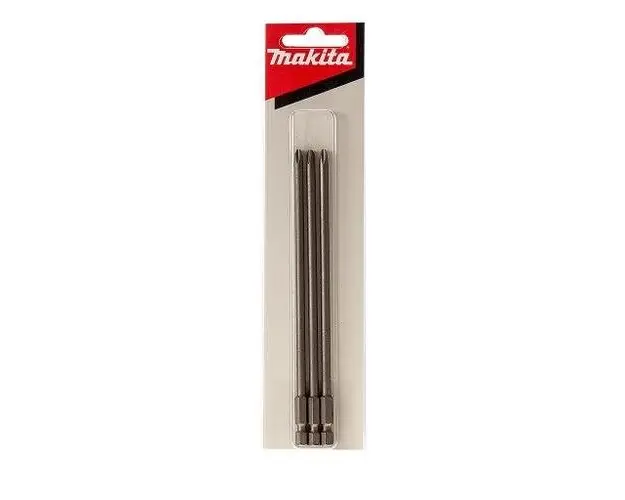 Set 3 buc Biti de 1/4inch Makita, pentru suruburi Phillips, dimensiune PR2/157mm