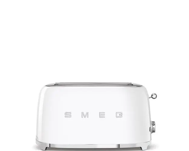 Prajitor de paine Smeg TSF02WHEU, 1500W, 6 trepte (Alb)