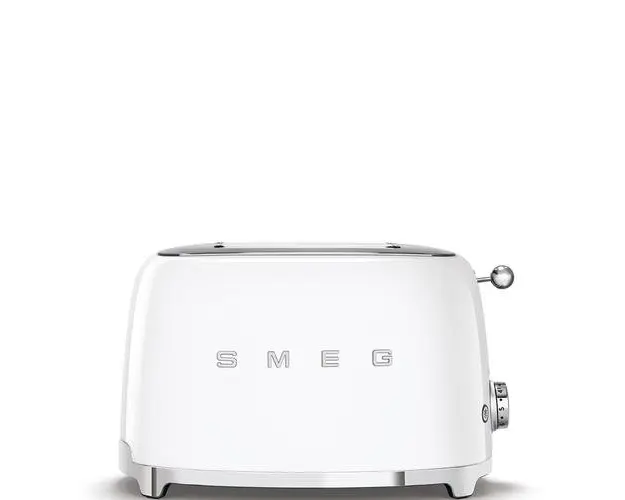 Prajitor de paine Smeg TSF01WHEU, 950W, 6 trepte (Alb)