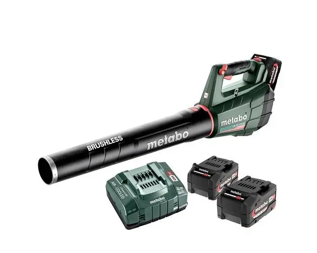 Suflanta frunze cu acumulatori Metabo LB 18 LTX BL, debit aer 650 mc/h, 2 acumulatori inclusi 18V / 5.2 Ah, incarcator inclus