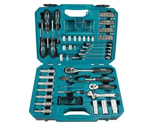 Set de 87 scule, Makita, Multicolor