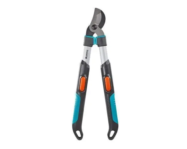 Foarfeca gradina, Gardena, Bypass, TeleCut, Lama inox, Multicolor