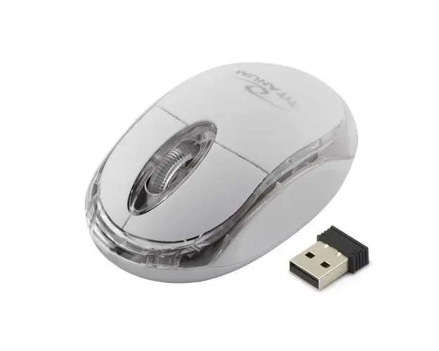 Mouse Wireless Condor Esperanza, 3D, 2.4GHz (Alb)