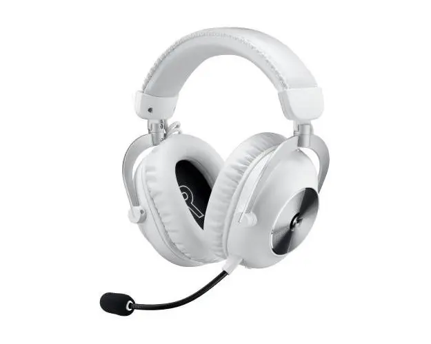 Casti Gaming Wireless Logitech G PRO X 2 Lightspeed, Bluetooth, Surround 7.1, PC, PlayStation 5 (Alb)