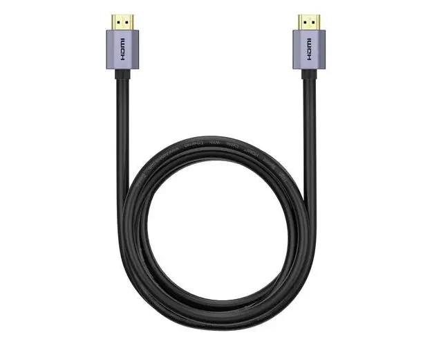 Cablu video Baseus High Definition HDMI 2.0 tata - HDMI 2.0 tata, 4K, 60Hz, 3D, HDR, 18Gbps, 5m, Negru