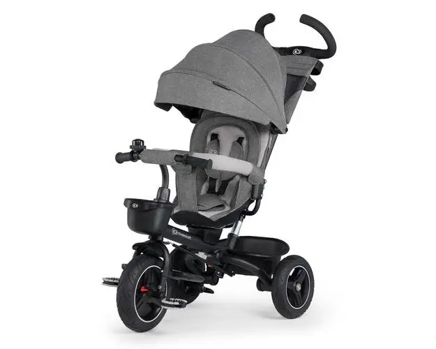 Tricicleta 5in1 Kinderkraft Spinstep, Gri