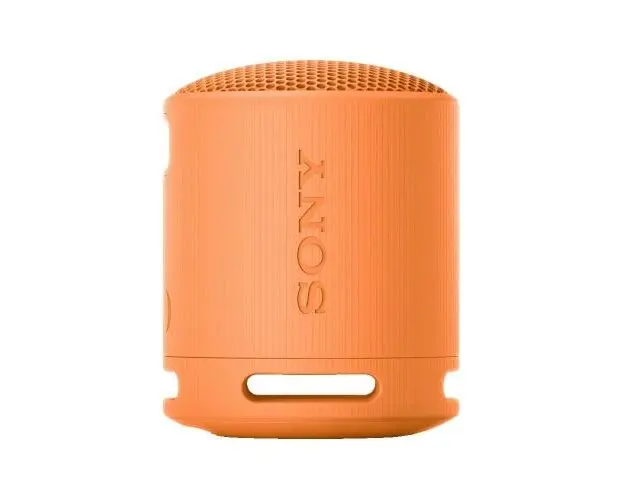 Boxa portabila wireless Sony SRS-XB100D, Bluetooth v5.3, Fast-Pair, IP67, Autonomie 16 ore, USB Type-C (Portocaliu)