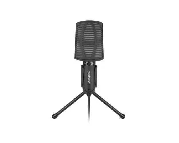 Microfon Natec ASP, Jack3.5mm, Cablu 1.8m, Cardioid (Negru)