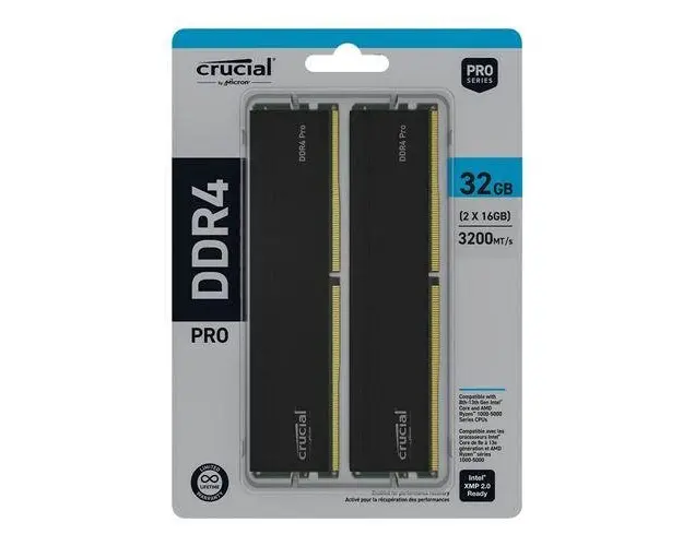 Memorie Crucial Pro 32GB Kit (2x16GB) DDR4-3200 CL22