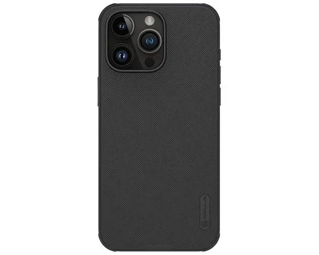 Carcasa Nillkin Frosted Shield Pro compatibila cu iPhone 15 Pro Max, Negru