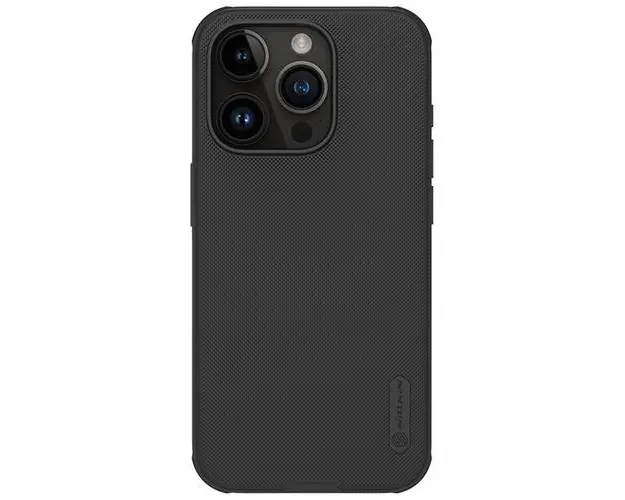 Carcasa Nillkin Frosted Shield Pro compatibila cu iPhone 15 Pro, Negru