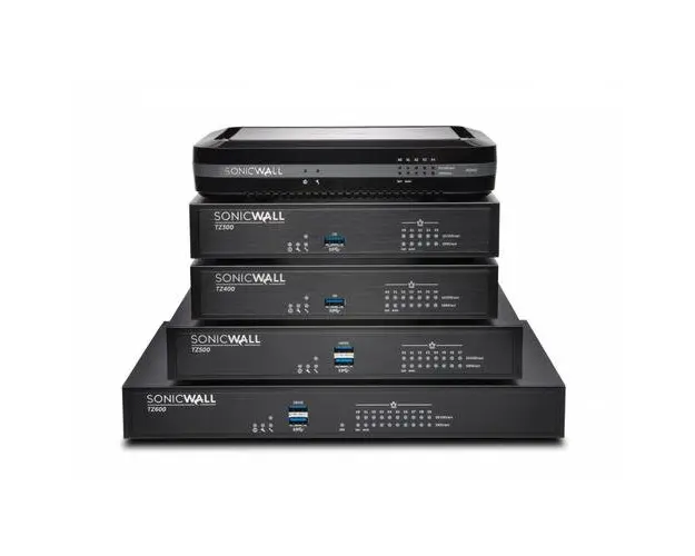 Router Wireless SonicWall model TZ400 TotalSecure Advanced, porturi: 5x1-GbE,1xLAN, 1xWAN