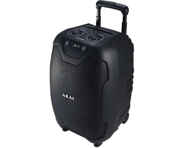 Boxa portabila Akai ABTS-X10 Plus, Acumulator, Bluetooth, Microfon inclus, 50W, Negru