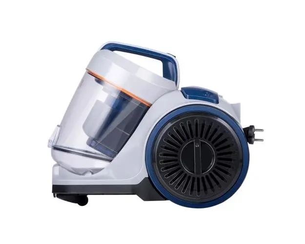 Aspirator fara sac Dirt Devil DD2505, cu filtrare ciclonica, Putere 800W, Capacitate rezervor praf 2.5l, filtru lavabil HEPA 12, Albastru