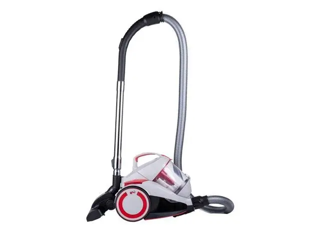 Aspirator fara sac Dirt Devil DD2502, Putere 700W, Capacitate rezervor praf 1,8l, filtru lavabil HEPA 12, Rosu