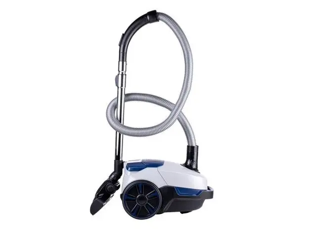 Aspirator cu sac Dirt Devil DD2002, Putere: 800W, filtru lavabil HEPA 10, capacitate sac 2.5L, Alb-Albastru