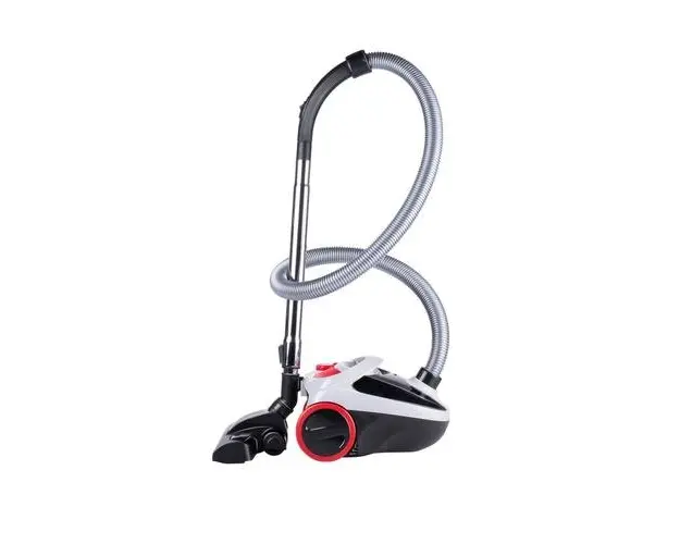 Aspirator cu sac Dirt Devil DD2001, Putere: 800W, filtru lavabil HEPA 10, capacitate sac 2L, Alb-Rosu
