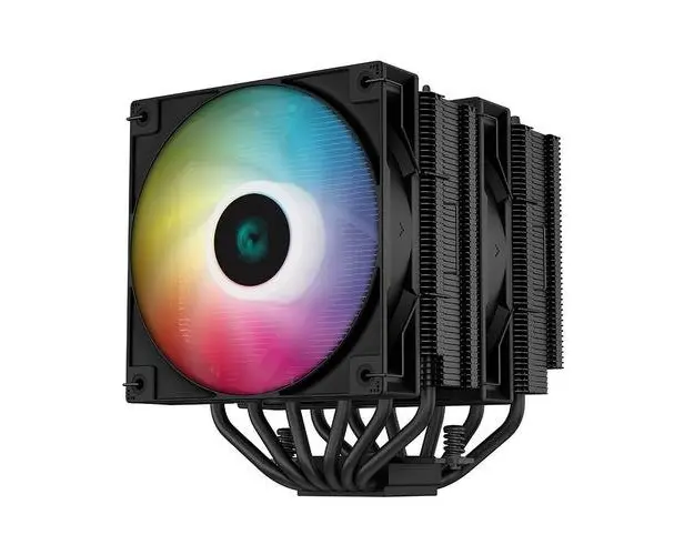 Cooler DEEPCOOL AG620 ARGB, skt universal, racire cu aer, Dual-Tower, 120 mm, Hydro Bearing