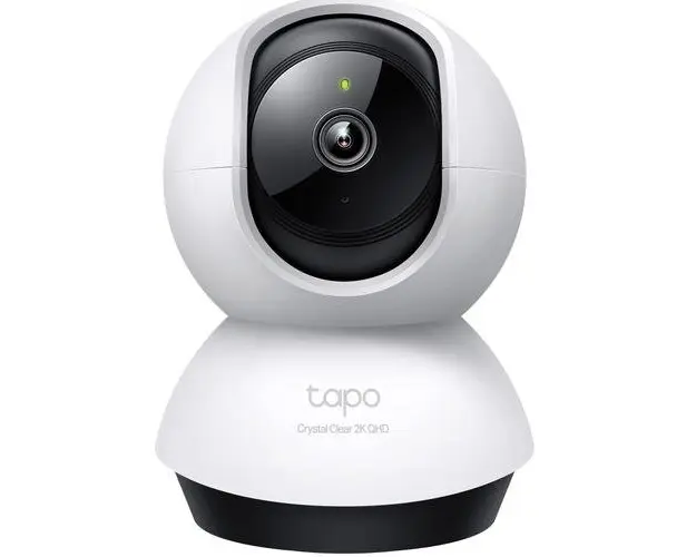 Camera de supraveghere Smart TP-Link Tapo C220 cu Pan/Tilt 360 grade, 2K 4MP QHD, Utilizare Baby Monitor mode, Night Vision, Detectare si notificare Smart persoane si animale, detectare sunete, Two-Way Audio, Alarma sonora si luminoasa, Mod Privacy