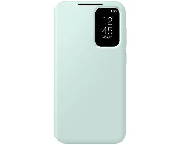 Husa de protectie Samsung Flip S-View Wallet Cover pentru Galaxy S23 FE, Verde