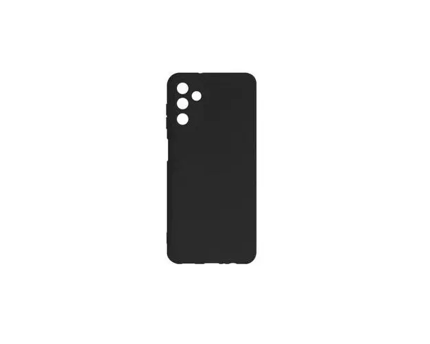 Husa Lemontti Silicon Soft Slim compatibila cu Samsung Galaxy A13 4G, material mat si fin, captusit cu microfibra, Negru