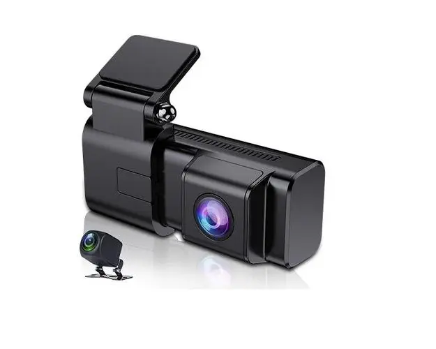 Camera auto DVR iSEN F3, 2K HD, Filmare 120, GPS, Night Vision, Monitorizare parcare, WiFi, Slot memorie, Camera spate