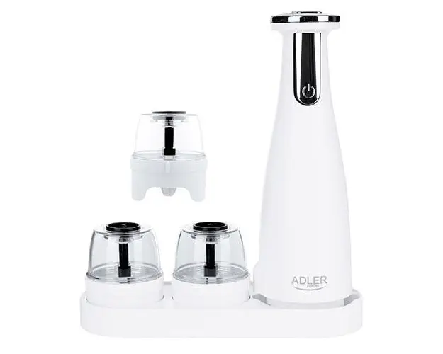 Rasnita electrica de condimente cu 3 recipiente Adler AD 4449w