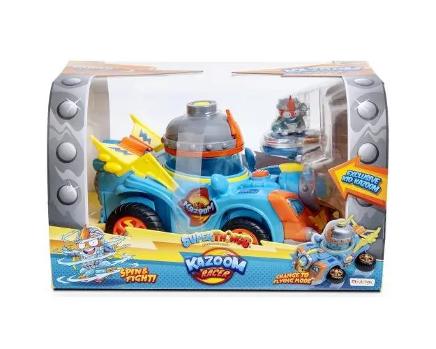 Vehicul cu figurina SuperThings - Kazoom Racer