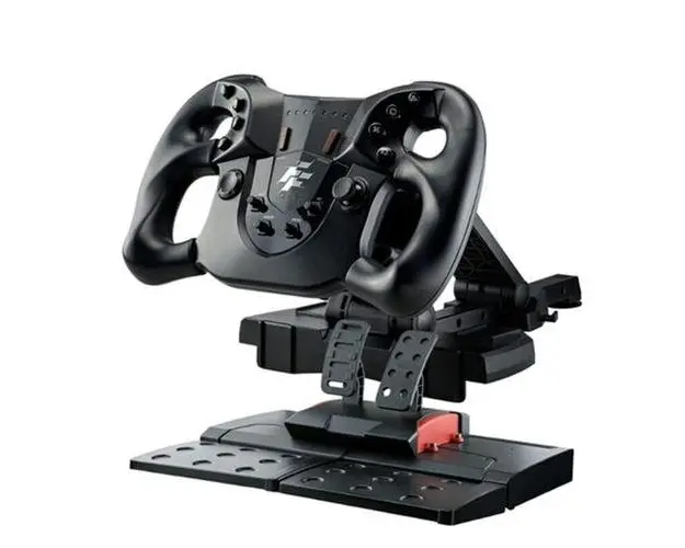 Volan gaming FlashFire Monza, Negru