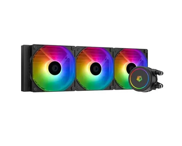 Cooler procesor cu lichid ID-Cooling FX360, iluminare aRGB, Negru