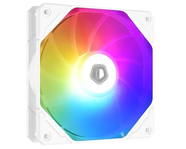 Ventilator ID-Cooling TF-12025 Reverse 120mm, iluminare aRGB, Alb
