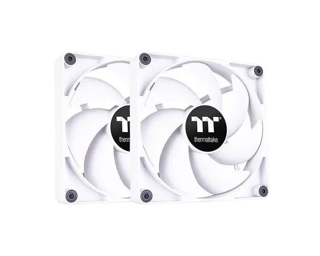 Set 2 ventilatoare Thermaltake CT140 140mm, Alb
