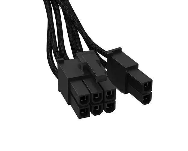 Cablu alimentare PCIe be quiet! CP-6610, BC070, sleeved (Negru)