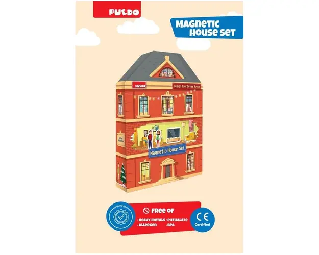 Joc magnetic Construieste casa