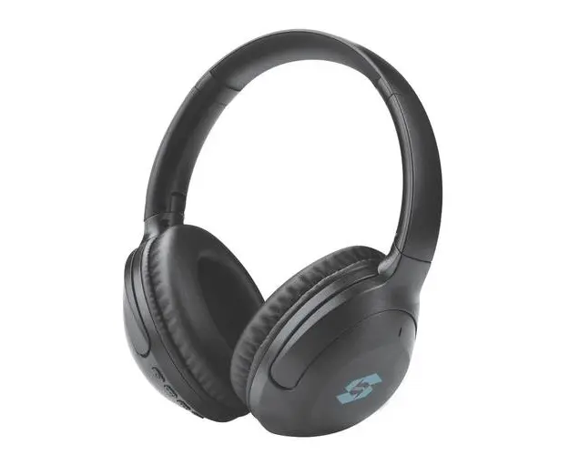 Casti wireless over-ear pliabile iSEN HL2, Bluetooth v5.3, Microfon incorporat, ANC (active noise cancelling), Bas stereo, 300mAh, Negru