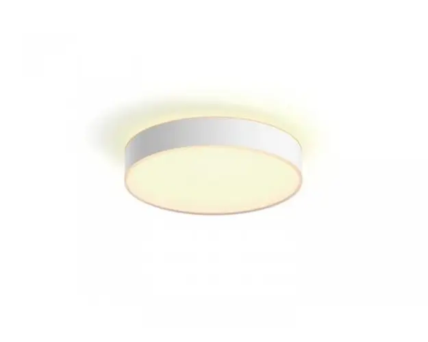 Plafoniera LED Philips Hue Enrave, Bluetooth, 19.2W, 2450 lm, lumina alba (2200-6500K), IP20, 38.1cm, Alb, Intrerupator cu variator inclus