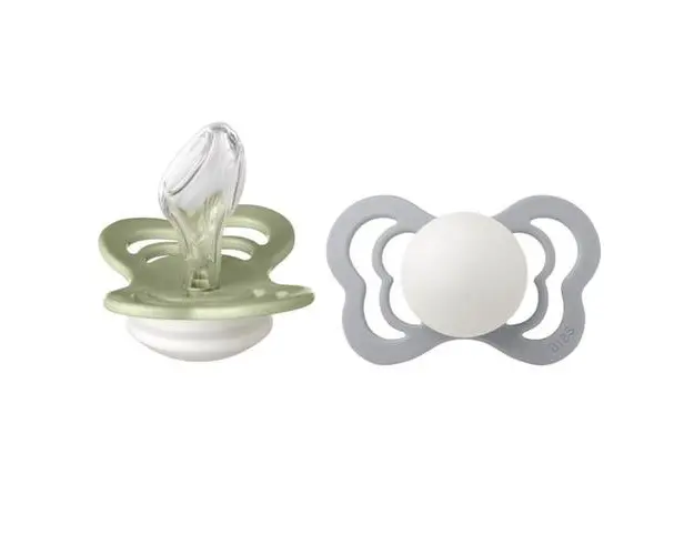 Set 2 Suzete Fosforencente Couture Glow Silicon, Tetina Anatomica, 6 Luni +