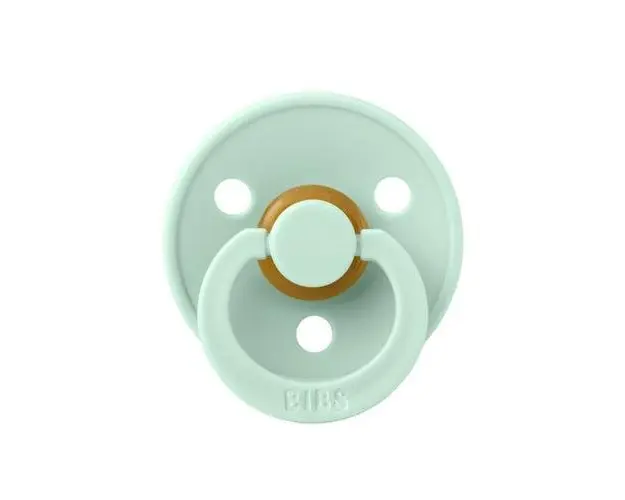 Suzeta Colour Latex, Tetina Rotunda, 6 Luni +, Nordic Mint