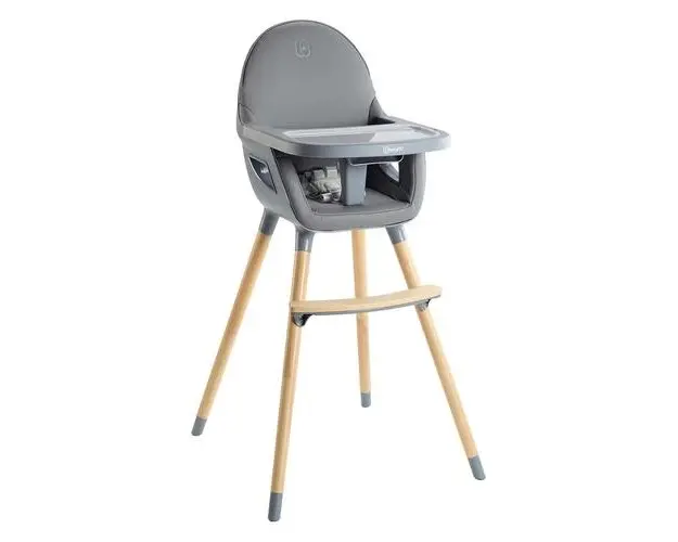Scaun de masa transformabil Scandi Grey, BabyGo
