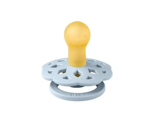 Suzeta Boheme Latex, tetina rotunda, 0 luni +-Baby Blue