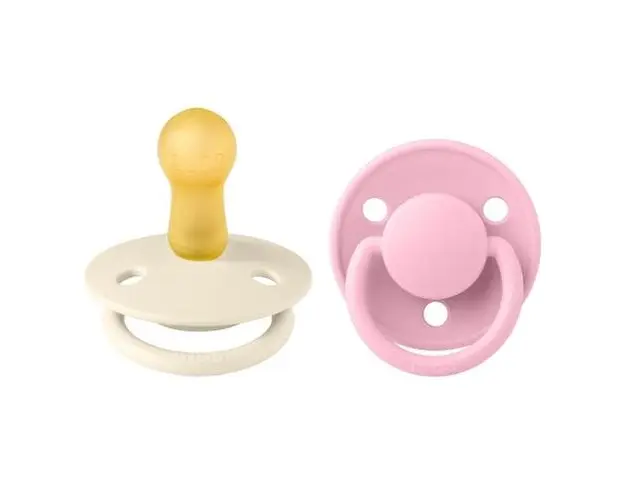 Set 2 Suzete De Lux Latex, Tetina Rotunda, 6 Luni +