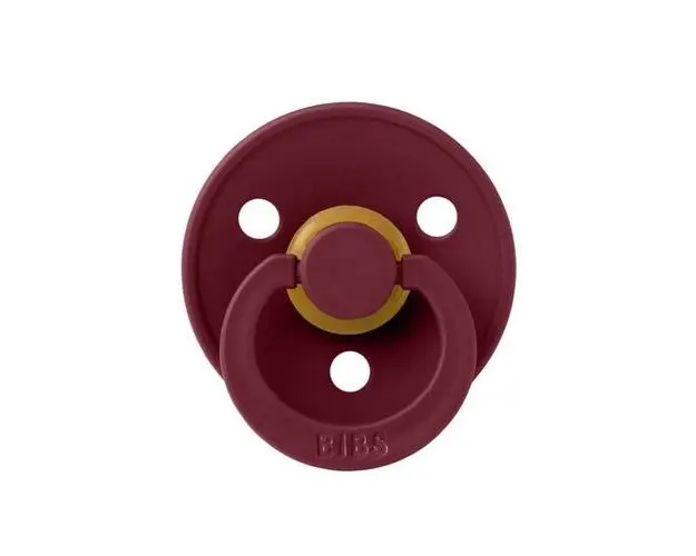 Suzeta Colour Latex, Tetina Rotunda, 6 Luni +, Elderberry