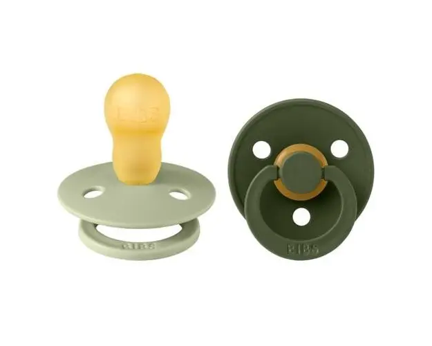 Set 2 Suzete Colour Latex, Tetina Rotunda, 18 Luni +